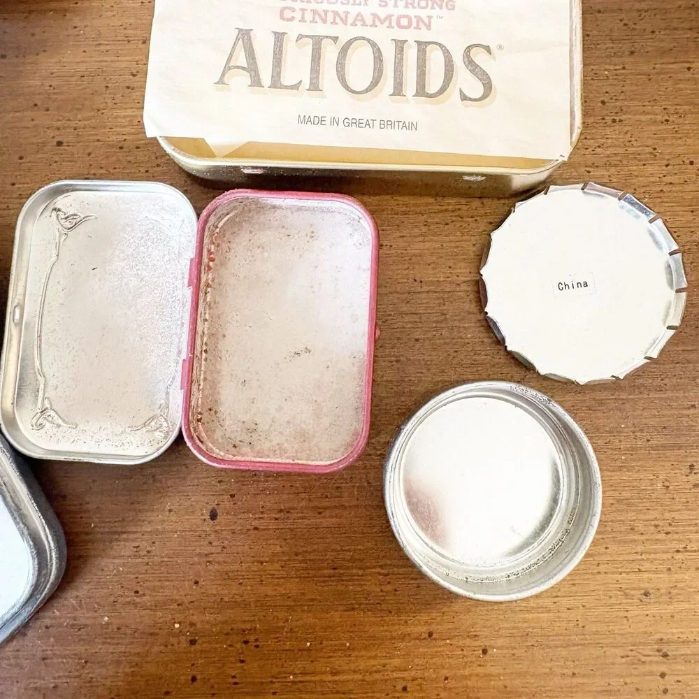 Lot Of Mint Tins Altoids Everest Web Fuel For Crafting Advertising